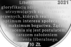 Wielcy polscy ekonomiści – Ferdynand Zweig, 10 zł, detal awersu