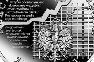 Wielcy polscy ekonomiści – Adam Krzyżanowski, 10 zł, detal awersu