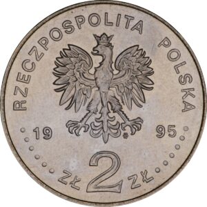 Moneta CuNi; awers – 100 lat nowożytnych Igrzysk Olimpijskich (1896 - 1996)