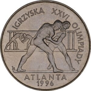 Moneta CuNi; rewers – Igrzyska XXVI Olimpiady - Atlanta 1996