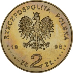 Moneta Nordic Gold; awers – 80. Rocznica Odzyskania Niepodległości