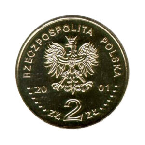 Moneta Nordic Gold; awers – Zabytki kultury materialnej w Polsce: Kopalnia soli w Wieliczce