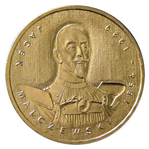 Moneta Nordic Gold; rewers – Polscy malarze XIX/XX w.: Jacek Malczewski (1854-1929)