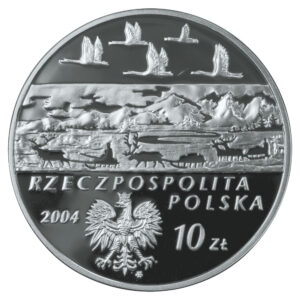 Srebrna moneta okolicznościowa; awers – Polscy podróżnicy i badacze: Aleksander Czekanowski (1833-1876)