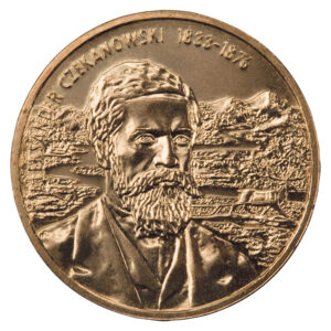 Moneta Nordic Gold; rewers – Polscy podróżnicy i badacze: Aleksander Czekanowski (1833-1876)
