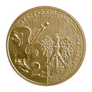 Moneta Nordic Gold; awers – Polscy malarze XIX/XX w.: Stanisław Wyspiański (1869-1907)