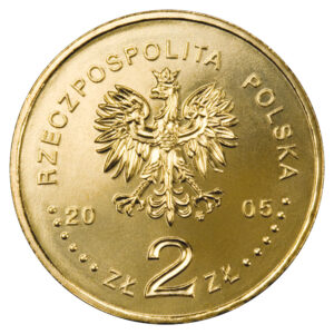 Moneta Nordic Gold; awers – Papież Jan Paweł II