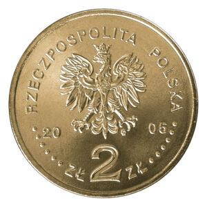 Moneta Nordic Gold; awers – 25-lecie NSZZ „Solidarność”
