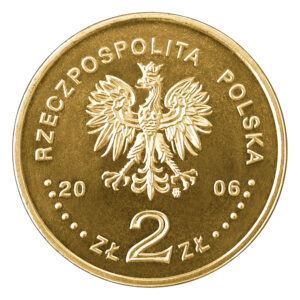 Moneta Nordic Gold; awers – Zabytki kultury materialnej w Polsce: Kościół w Haczowie