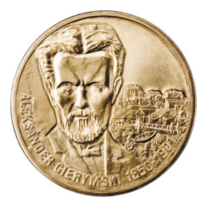 Moneta Nordic Gold; rewers – Polscy Malarze XIX/XX w.: Aleksander Gierymski (1850-1901)