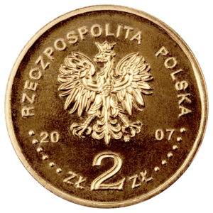 Moneta Nordic Gold; awers – Polscy podróżnicy i badacze: Ignacy Domeyko (1802-1889)