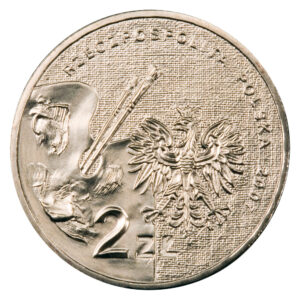 Moneta Nordic Gold; awers – Polscy Malarze XIX/XX w.: Leon Wyczółkowski (1852-1936)