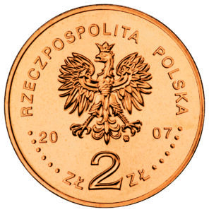 Moneta Nordic Gold; awers – Konrad Korzeniowski/Joseph Conrad (1857-1924)
