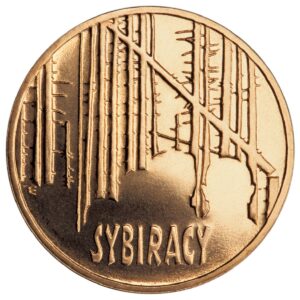 Moneta Nordic Gold; rewers – Sybiracy