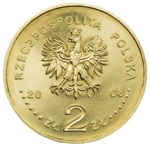 Moneta Nordic Gold; awers – Zabytki kultury materialnej w Polsce: Kazimierz Dolny
