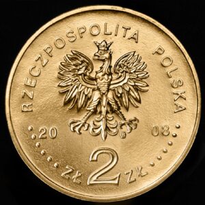 Moneta Nordic Gold; awers – 90. rocznica odzyskania niepodległości