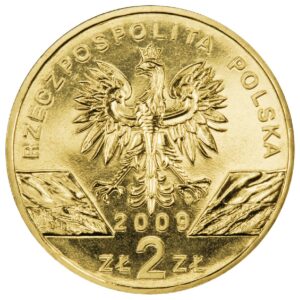 Moneta Nordic Gold; awers – Zwierzęta Świata: Jaszczurka zielona (łac. Lacerta viridis)