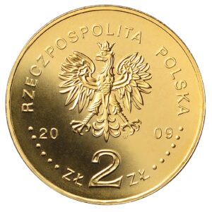 Moneta Nordic Gold; awers – 95. rocznica wymarszu Pierwszej Kompanii Kadrowej