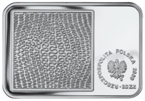 Srebrna moneta okolicznościowa; awers – Polscy Malarze XIX/XX wieku – Władysław Strzemiński (1893-1952)