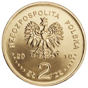 Moneta Nordic Gold; awers – Miasta w Polsce – Kalwaria Zebrzydowska