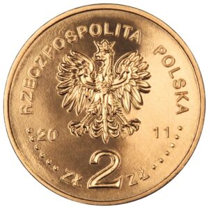 Moneta Nordic Gold; awers – Przewodnictwo Polski w Radzie UE