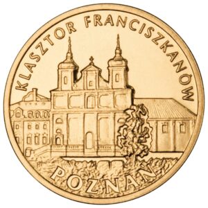 Moneta Nordic Gold; rewers – Miasta w Polsce – Poznań