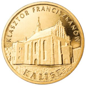 Moneta Nordic Gold; rewers – Miasta w Polsce – Kalisz