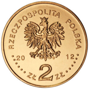 Moneta Nordic Gold; awers – Polskie okręty: Niszczyciel „Piorun”