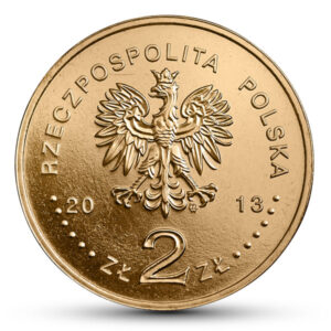 Moneta Nordic Gold; awers – Cyprian Norwid
