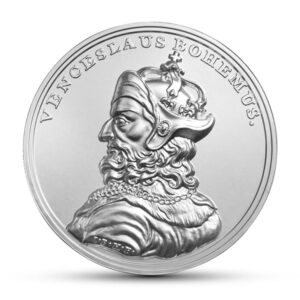 Moneta srebrna Skarby Stanisława Augusta; rewers – Wacław II Czeski