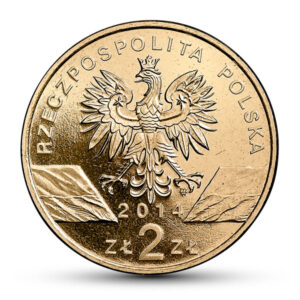 Moneta Nordic Gold; awers – Zwierzęta Świata – konik polski