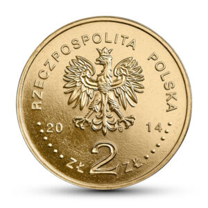 Moneta Nordic Gold; awers – 100. rocznica urodzin Jana Karskiego