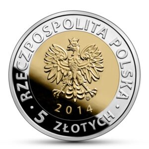 Moneta w standardzie obiegowym awers - Odkryj Polskę – Zamek Królewski w Warszawie