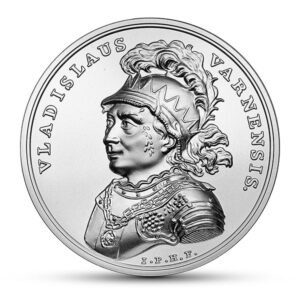 Moneta srebrna Skarby Stanisława Augusta; rewers – Skarby Stanisława Augusta – Władysław Warneńczyk