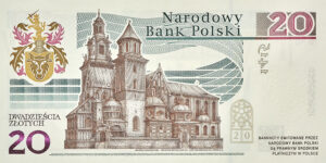 Banknot kolekcjonerski "600. rocznica urodzin Jana Długosza" - strona odwrotna