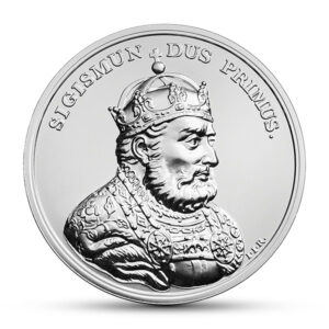Moneta srebrna Skarby Stanisława Augusta; rewers – Skarby Stanisława Augusta – Zygmunt I Stary