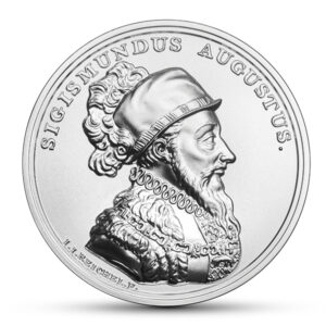 Moneta srebrna Skarby Stanisława Augusta; rewers – Skarby Stanisława Augusta – Zygmunt August