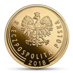 Rewers złotej monety 1 zł - Stulecie odzyskania przez Polskę niepodległości – Ignacy Jan Paderewski