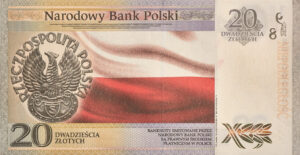 Banknot kolekcjonerski "Niepodległość" - strona odwrotna