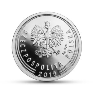 Wizerunek srebrnej monety 10 gr - awers