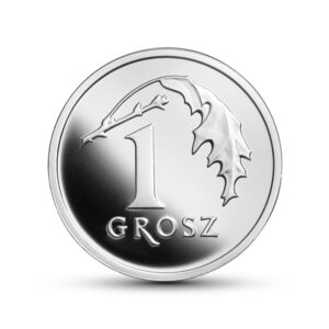 Wizerunek srebrnej monety 1gr - rewers