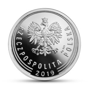 Wizerunek srebrnej monety 1 zł - awers