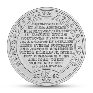 Moneta srebrna Skarby Stanisława Augusta; awers – Skarby Stanisława Augusta – Władysław IV