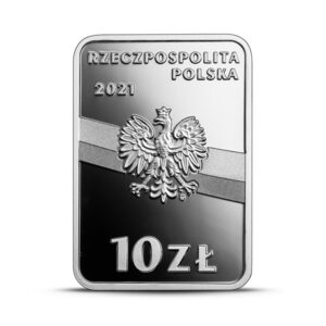 Srebrna moneta okolicznościowa; awers – Stulecie odzyskania przez Polskę niepodległości – Ignacy Daszyński