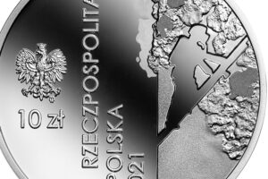 Detal monety 100-lecie powstania Związku Ochotniczych Straży Pożarnych RP