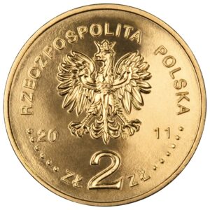 Moneta Nordic Gold; awers – Polskie Kluby Piłkarskie – Polonia Warszawa