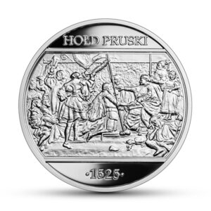 Srebrna moneta okolicznościowa – Hołd pruski Hołd ruski