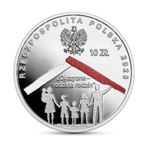 W Polskę wierzę – Polska rodzina, 10 zł, awers