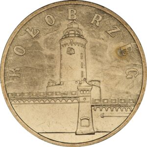 Moneta Kołobrzeg - rewers