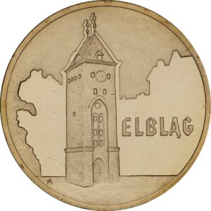Moneta Elbląg - rewers